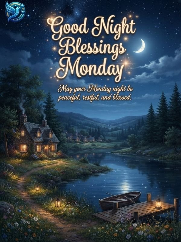 Good Night Blessings Monday