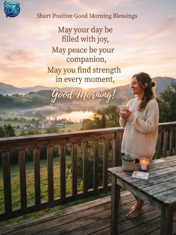 Short positive good morning blessings