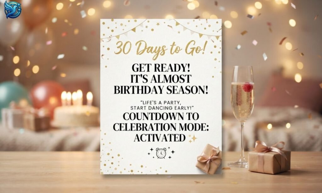 30 days birthday countdown quotes