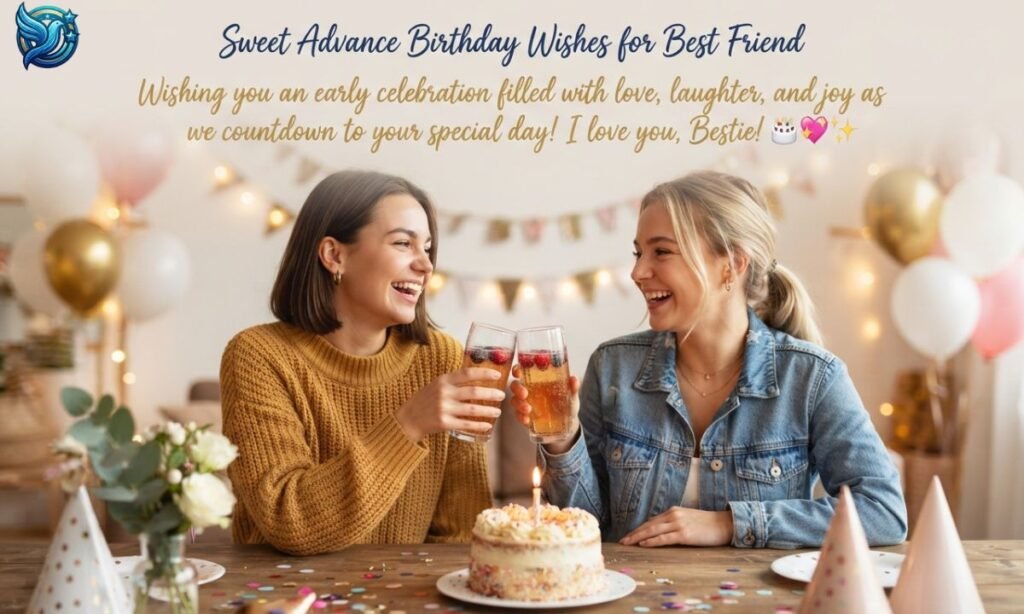 Advance Birthday Wishes for Best Friend
