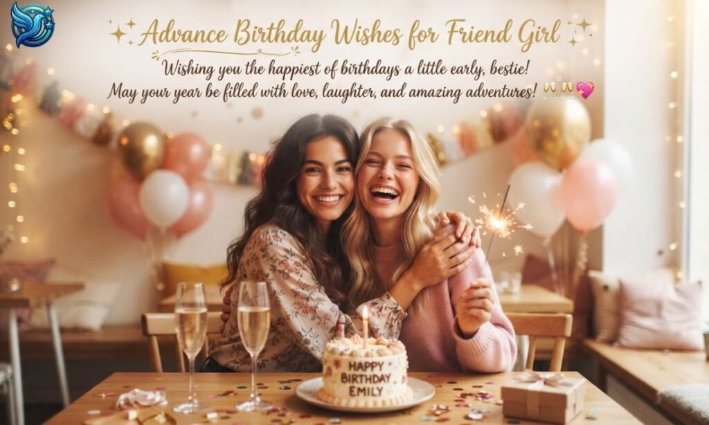 Advance Birthday Wishes for Friend Girl