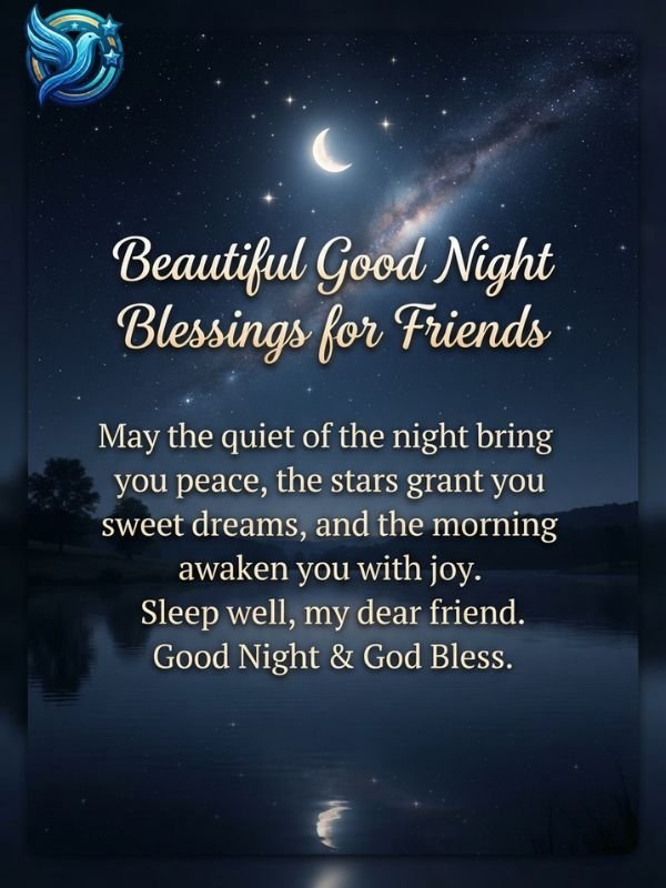 Beautiful Good Night Blessings for Friends
