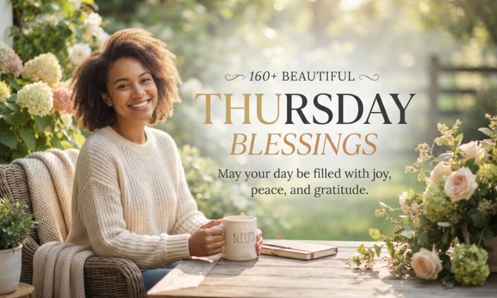 160+ Beautiful Thursday Blessings for a Blessed Morning Full of Hope, Love, and Joy