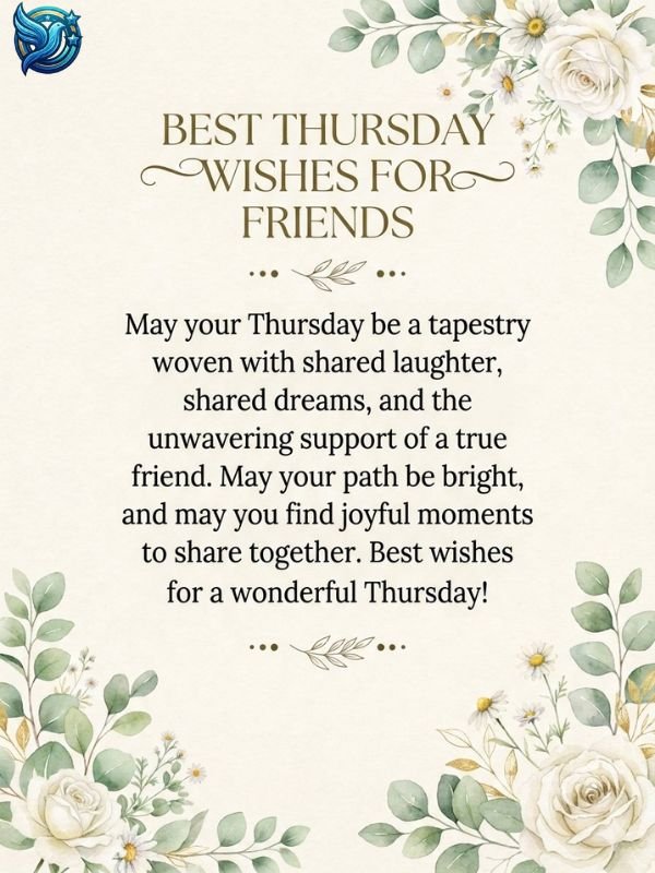 Best Thursday Wishes for Friends