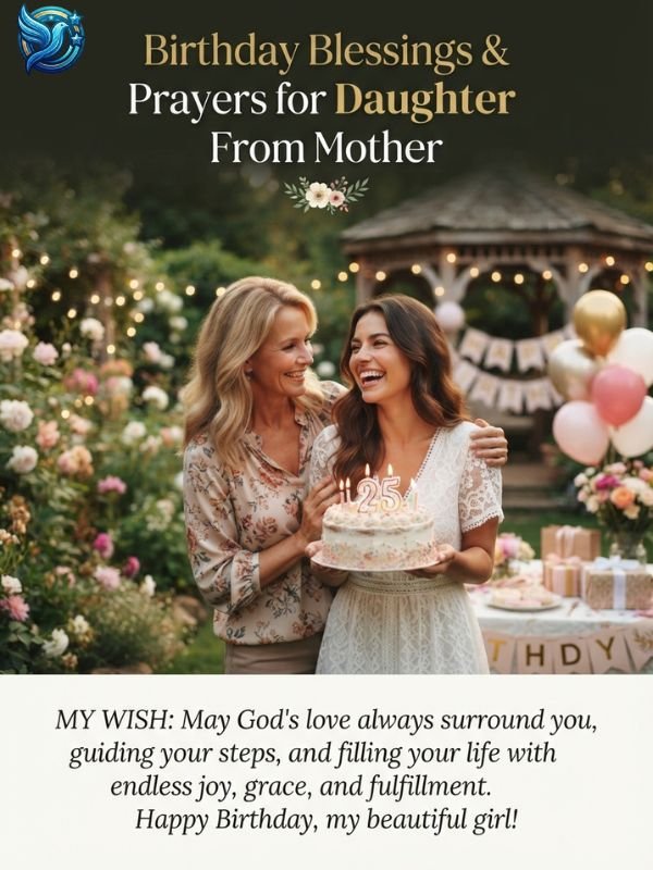 Birthday Blessings and Prayers for Daughter From Mother