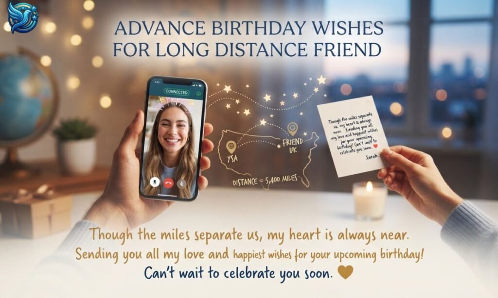  Birthday Wishes for Long Distance Friend