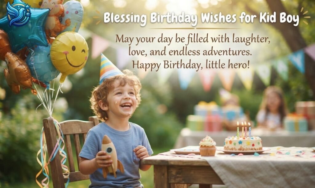 Blessing Birthday Wishes for Kid Boy