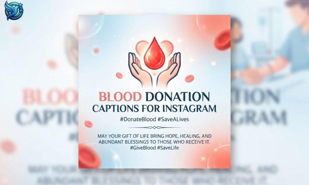 Blood donation Captions for Instagram