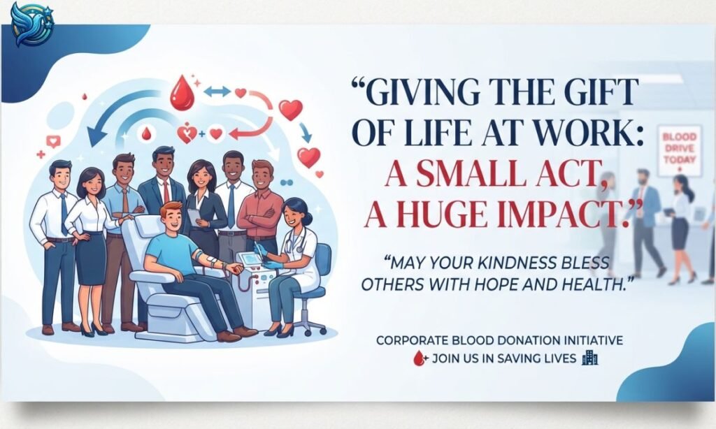 Corporate and Workplace Blood Donation Quotes