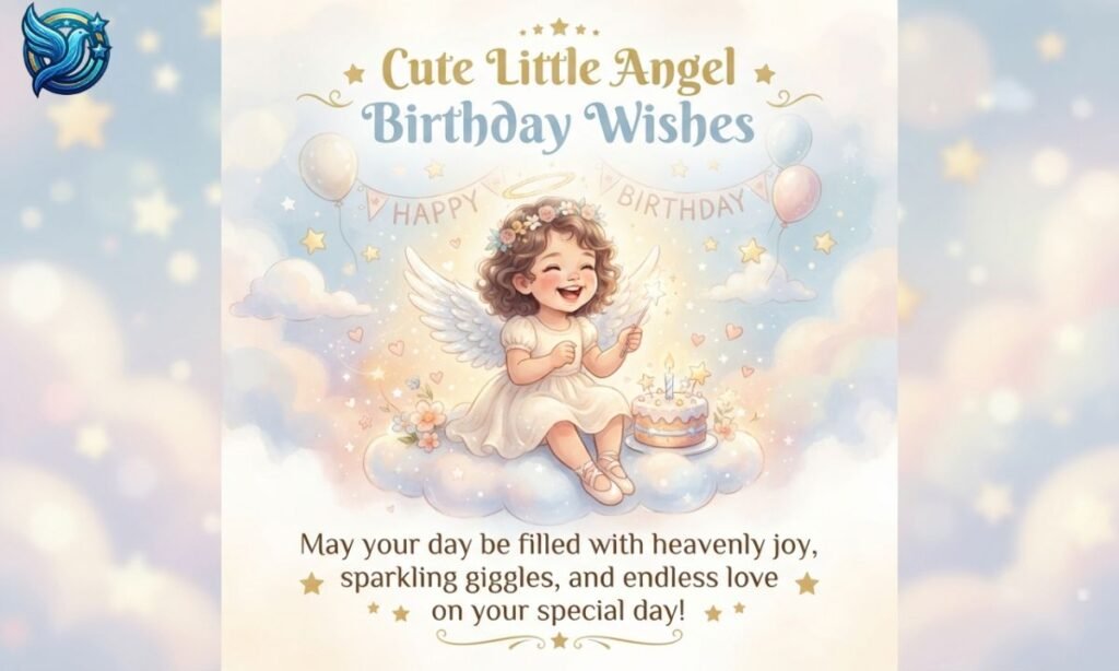 Cute Little Angel Birthday Wishes