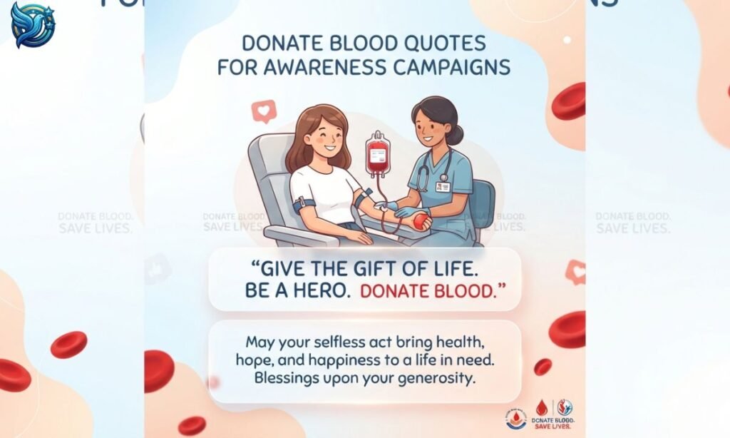 Donate Blood Quotes for Awareness Campaigns