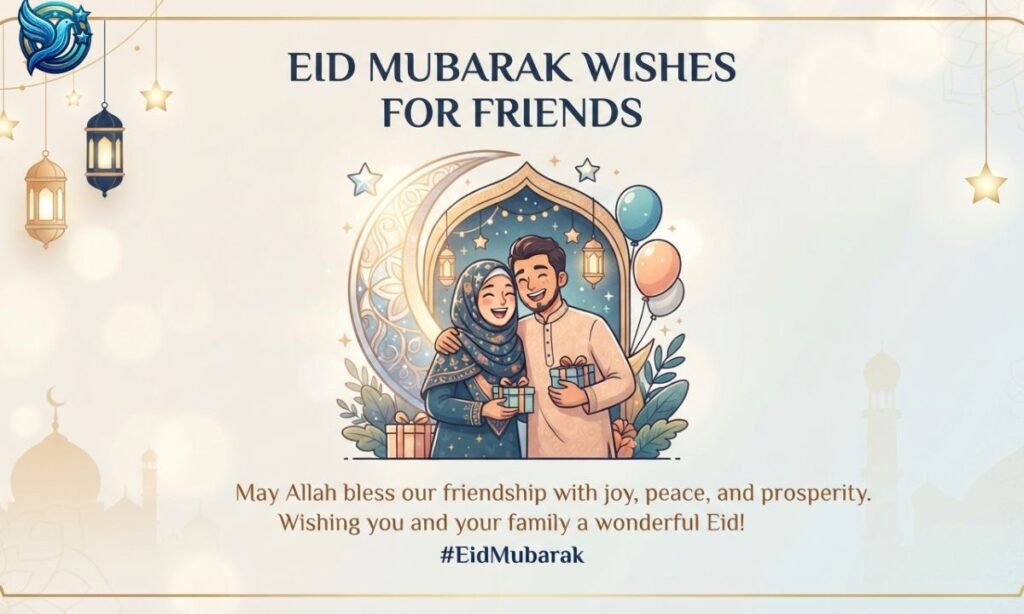 Eid Mubarak Wishes for Friends