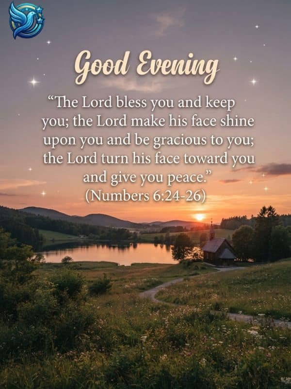Good Evening Blessings Bible Verse