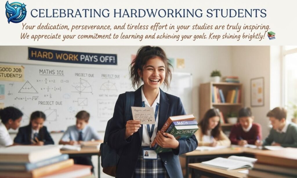 Appreciation Messages for Hardworking Students