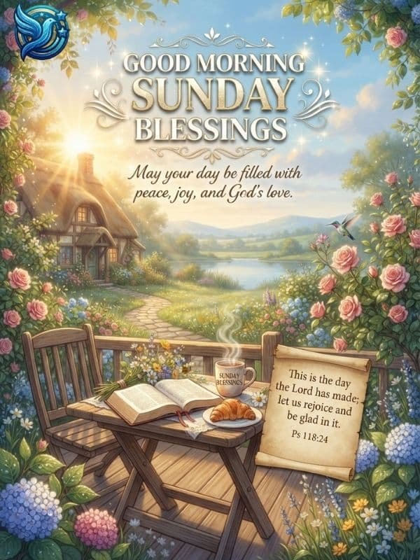 Good Morning Sunday Blessings Gif