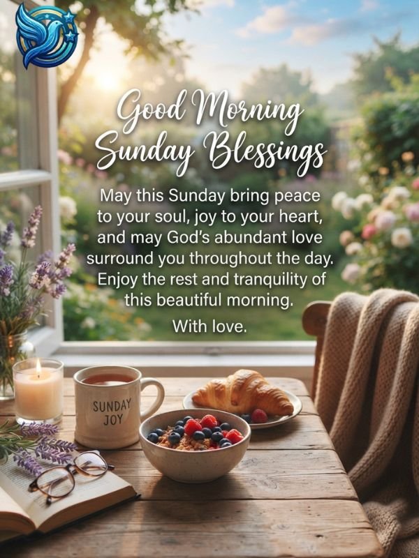 Good Morning Sunday Blessings Images