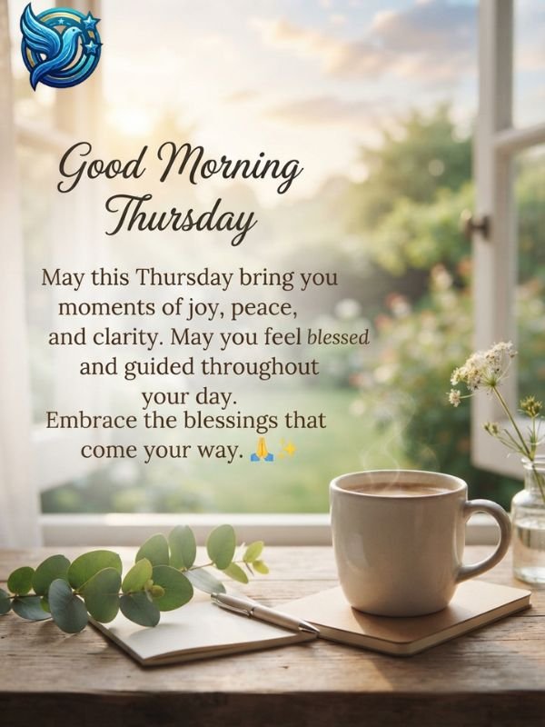 Good Morning Thursday inspirational blessings