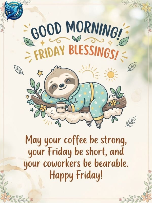 Good morning friday blessings funny