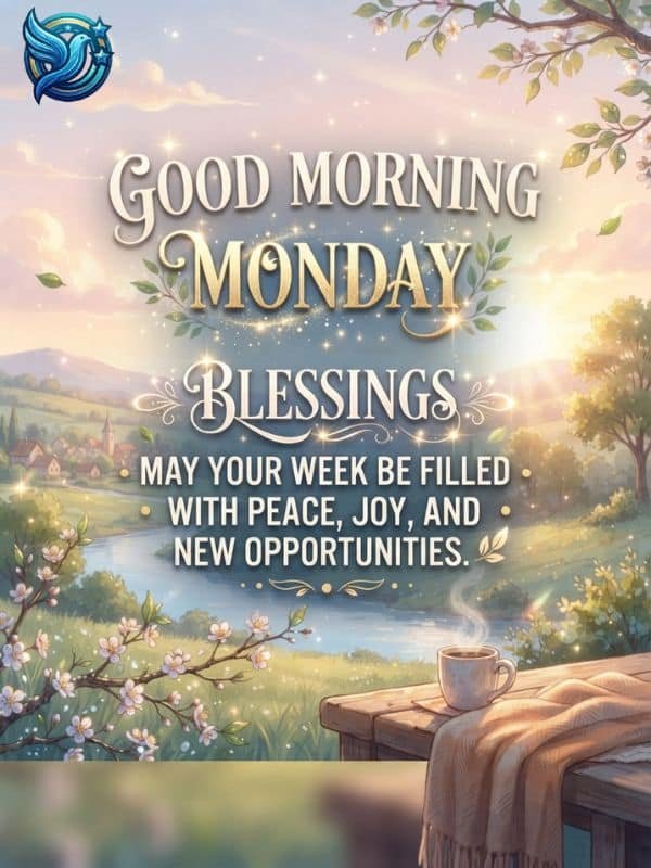 Good morning monday blessings gif