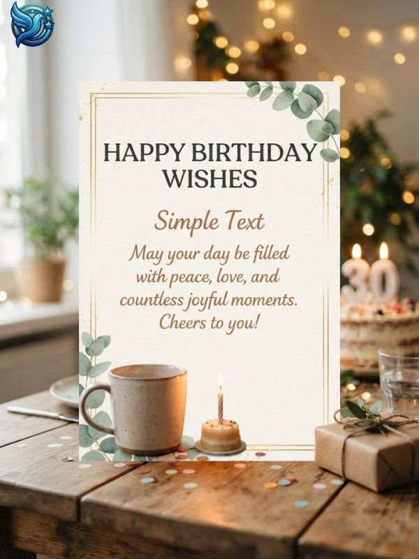 Happy Birthday Wishes Simple Text