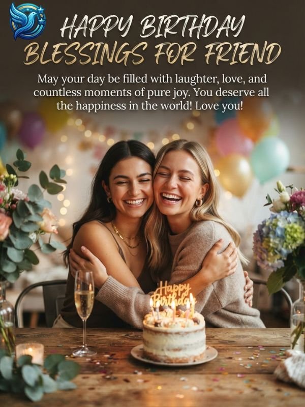 Happy birthday blessings for friend