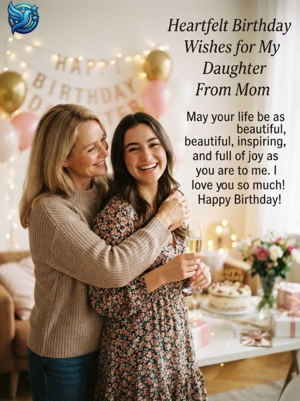 Heartfelt Birthday Wishes for My Daughter From Mom