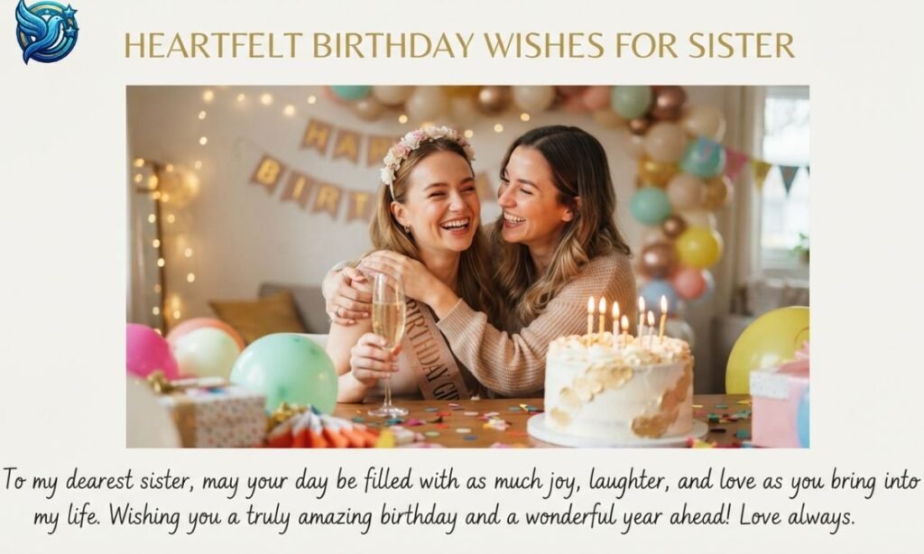Heartfelt Birthday Wishes for Sister