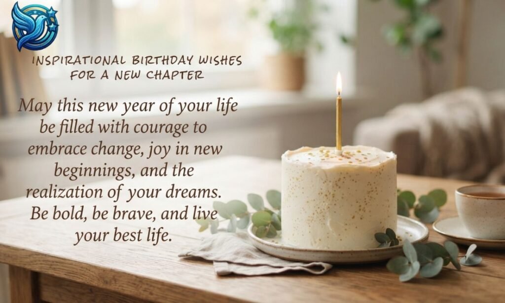 Inspirational Birthday Wishes for a New Chapter