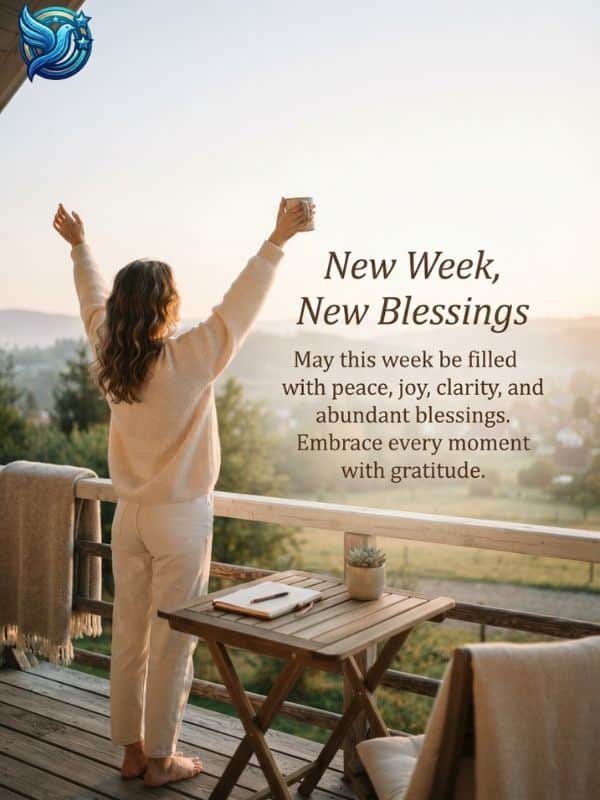Inspirational New Week Blessings
