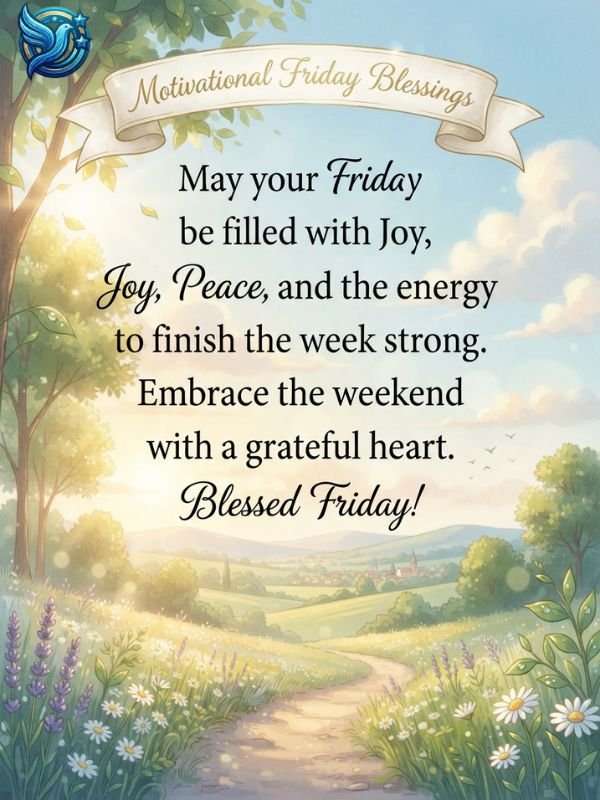 Motivational Friday Blessings