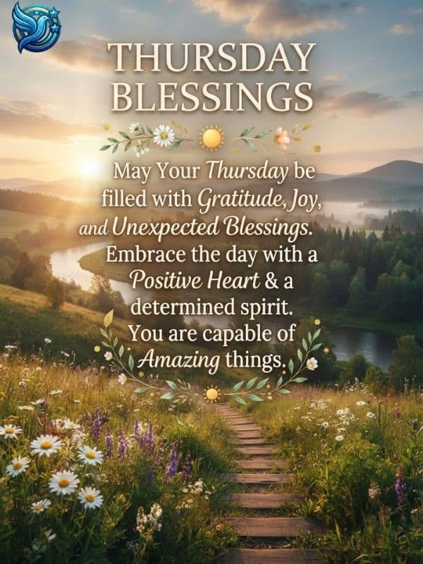 Motivational Thursday Blessings Quotes