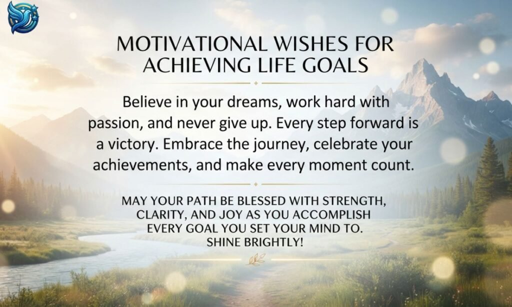 Motivational Wishes for Achieving Life Goals