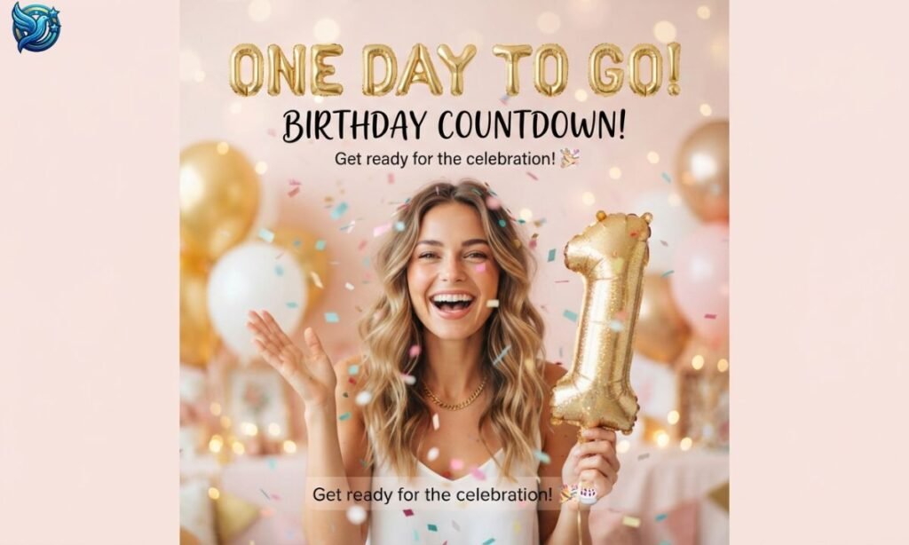 One Day to Go Birthday Countdown Captions