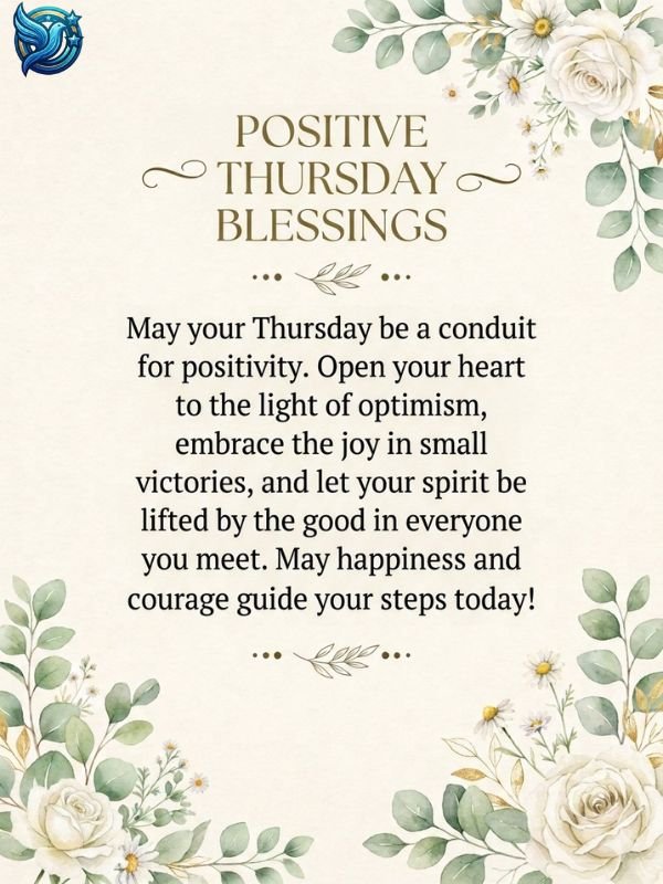 Positive Thursday Blessings