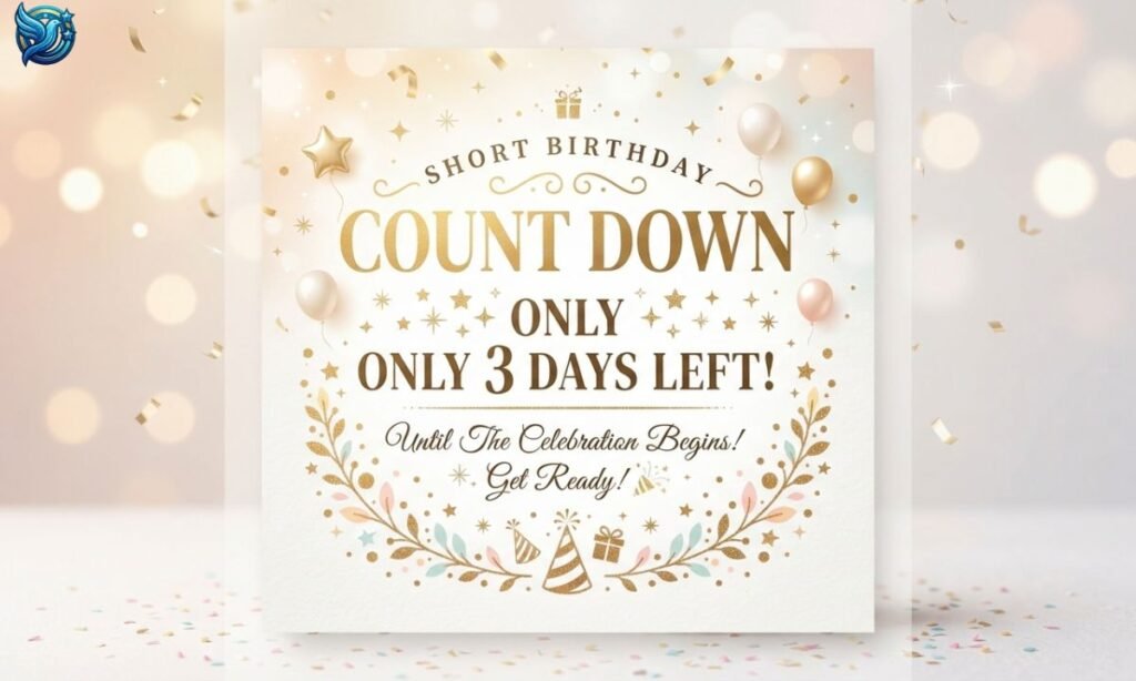 Short Birthday Countdown Quotes and Captions
