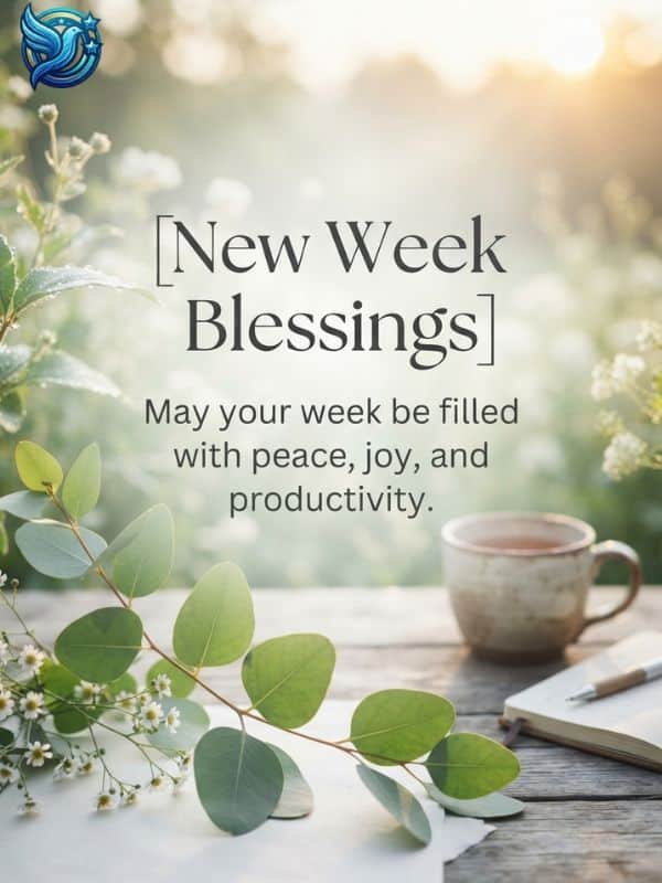 Short New Week Blessings
