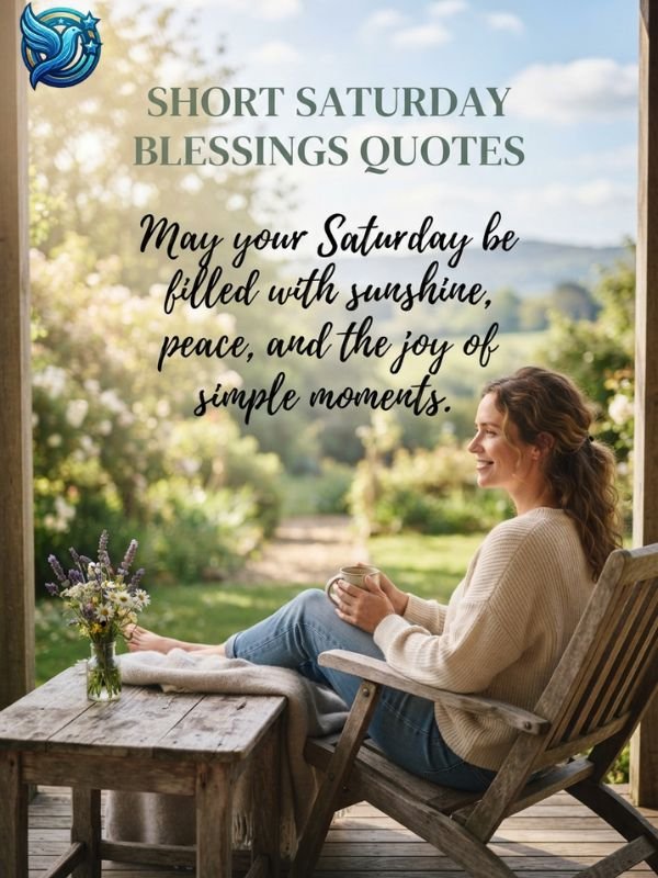 Short Saturday Blessings Quotes