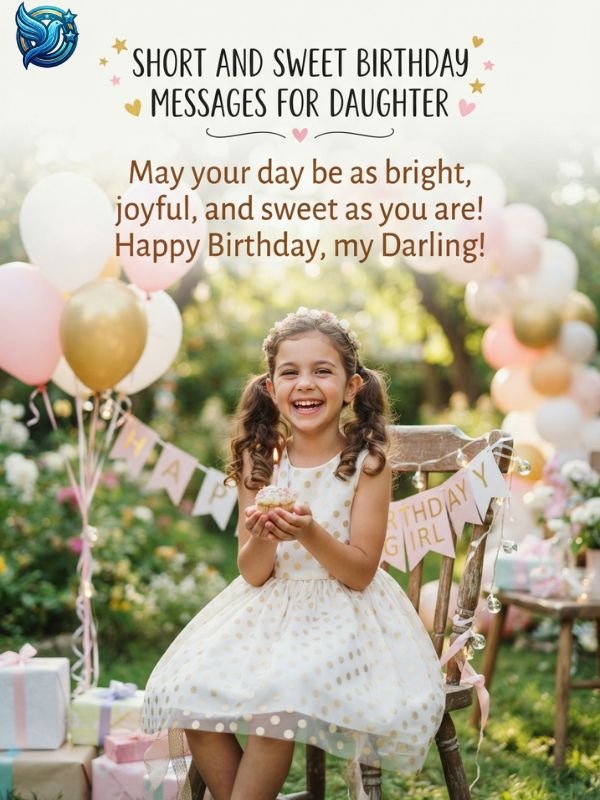 Short and Sweet Birthday Messages for Daughter