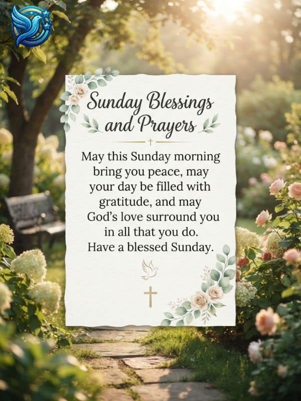Sunday Blessings and Prayers