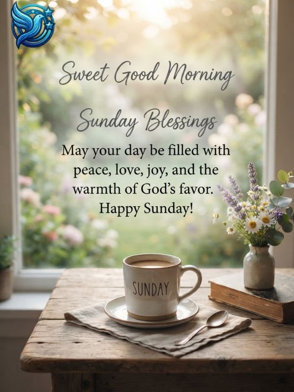 Sweet Good Morning Sunday Blessings