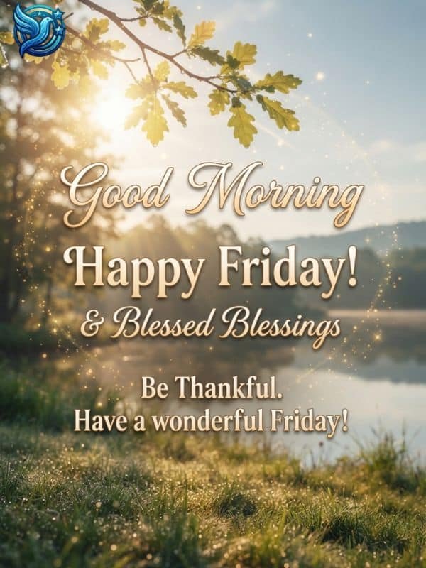Thankful Good Morning Friday Blessings Gif