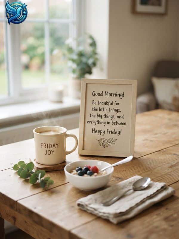 Thankful Good Morning Friday Quotes
