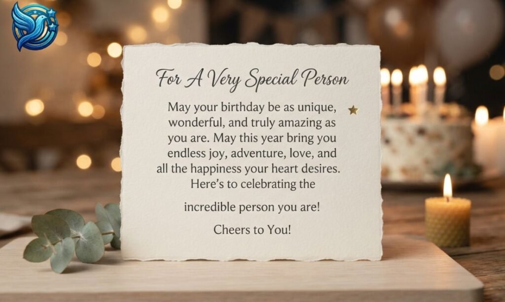 Unique Birthday Wishes for Special Person
