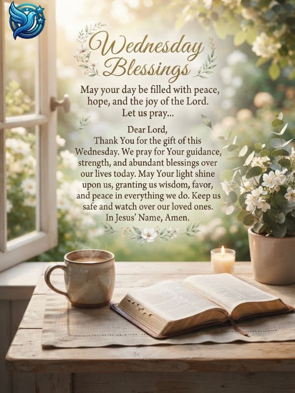 Wednesday Blessings and Prayers Images