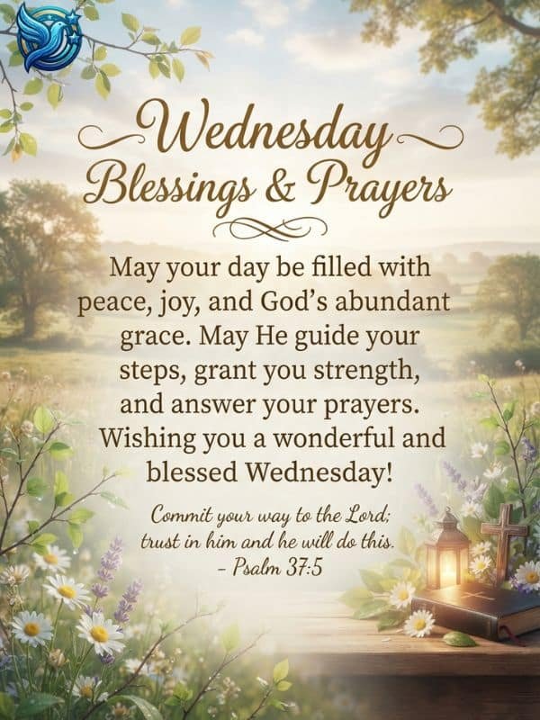 Wednesday Blessings and Prayers Message