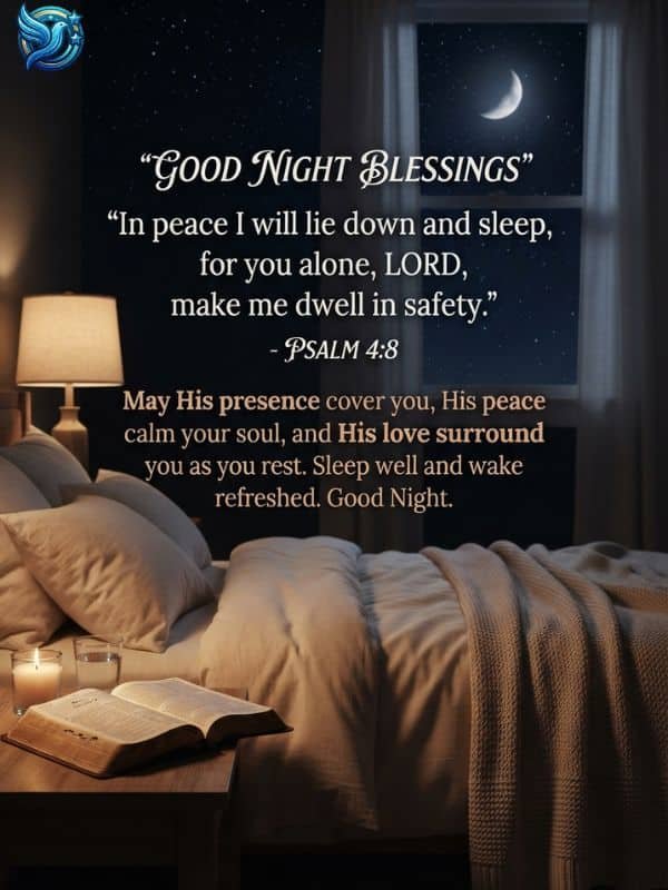 Bible Verse Good Night Blessings