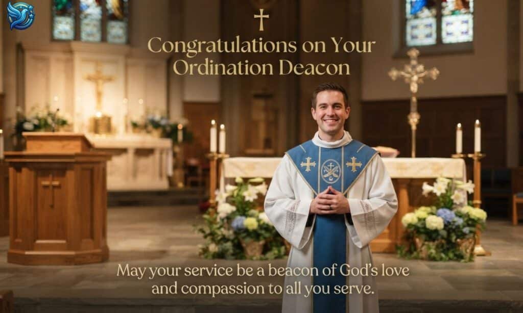 Congratulations on Your Ordination Deacon