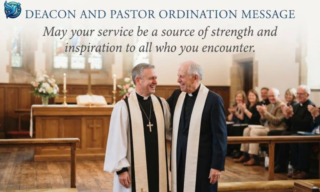 Deacon and Pastor Ordination Message