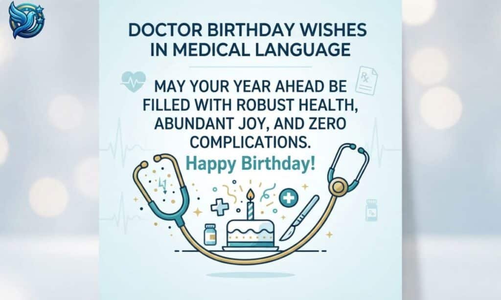 Doctor Birthday Wishes in Medical Language