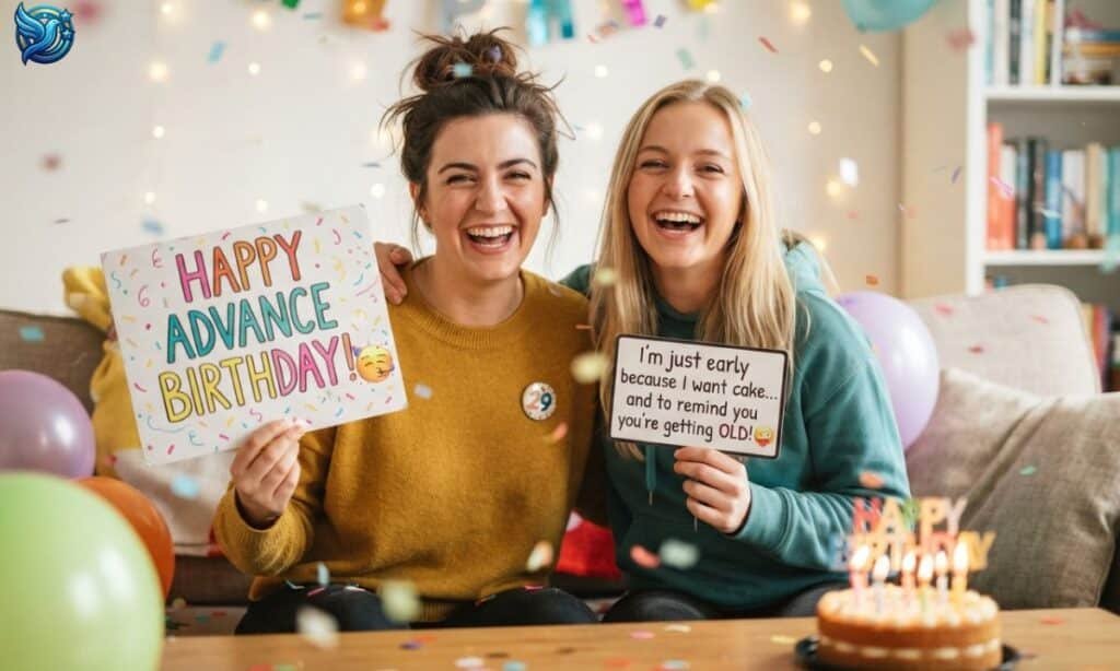 Funny Advance Birthday Wishes for Best Friend